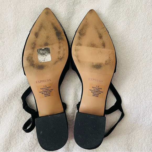 Express Cap Toe Slingback Pumps - Picture 10 of 12